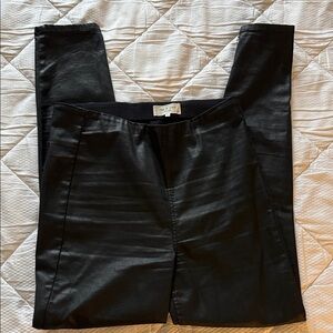 rag & bone Black Faux Leather Leggings